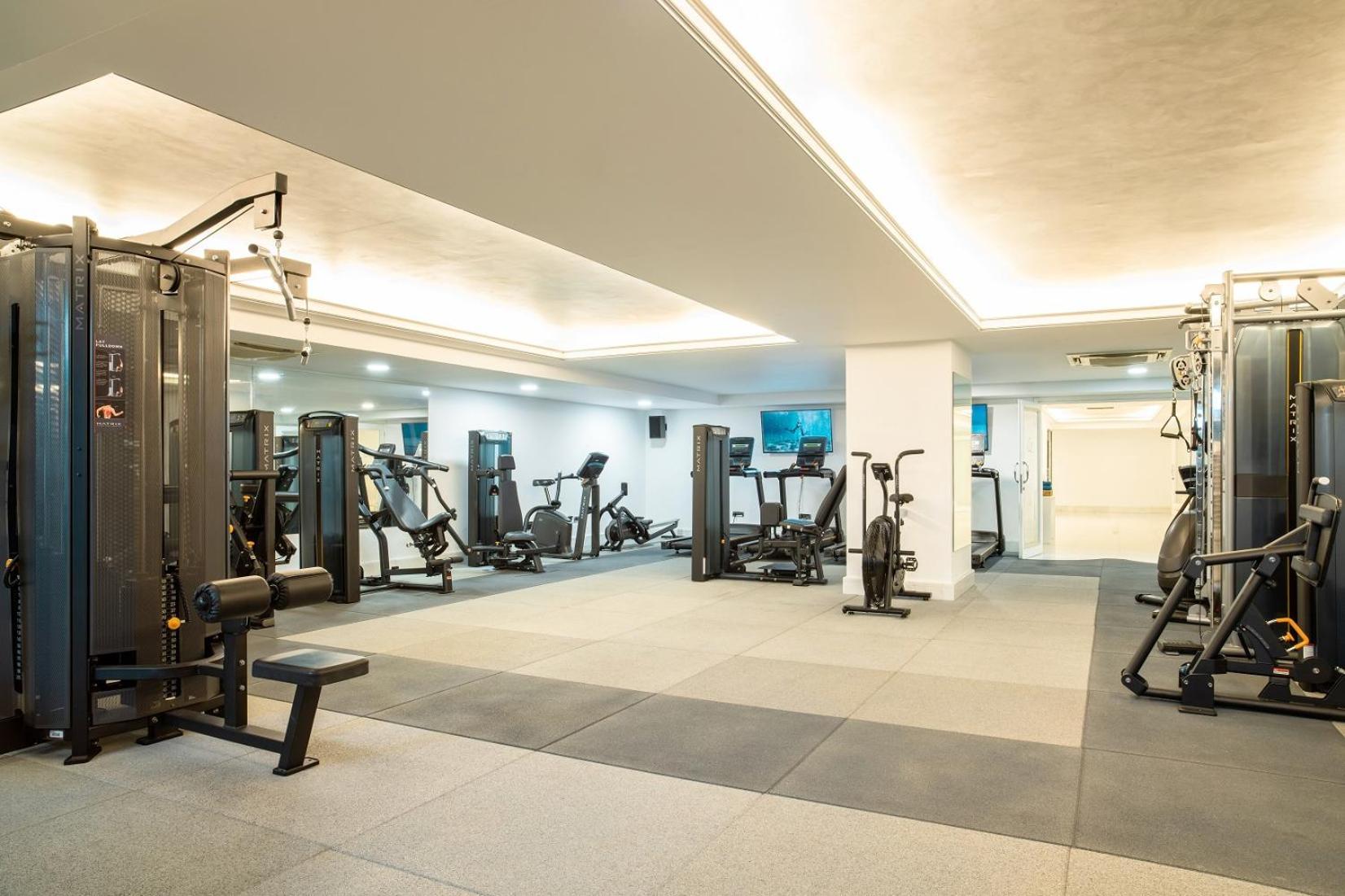 Готель Mitsis Selection Alila Фаліракі Екстер'єр фото The gym at The Ivy Collection